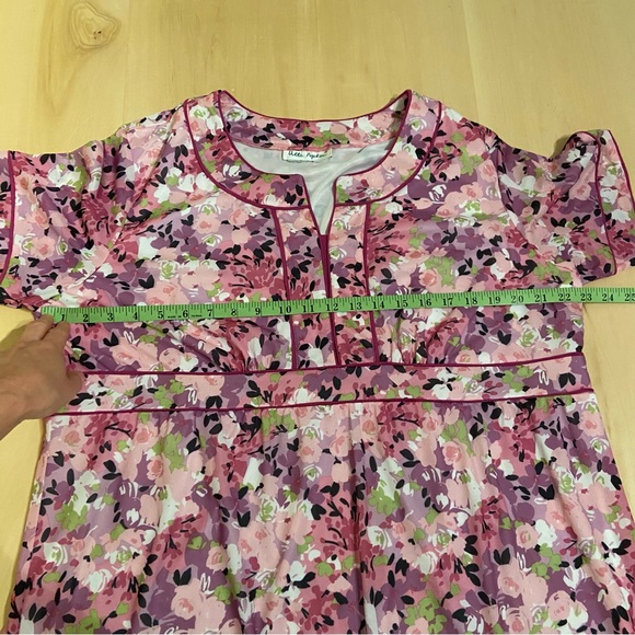 ULLA POPKEN XXL maxi floral dress. Perfect lounge dress. - Picture 6 of 9